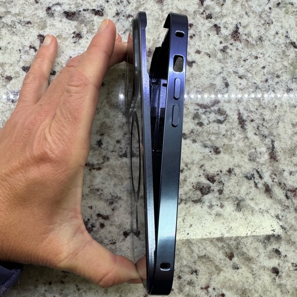 NWOT iPhone 15 Pro Cell Phone Case - 360 degree protection, Blue Titanium - Picture 13 of 13